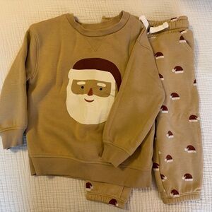 Kids Santa Jogger Set